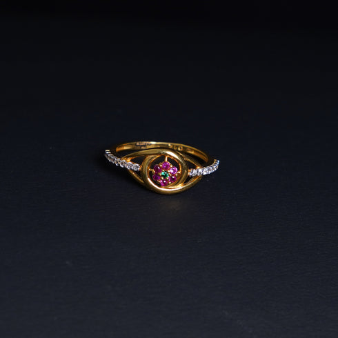 22 Carat Gold Casual Gold Plated Ring 2.7g by Mahita Collections